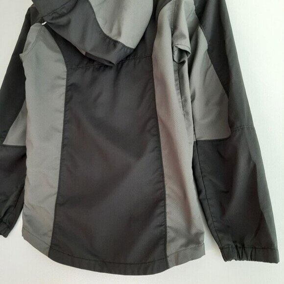 COLUMBIA | Omni-Shield Windbreaker Hoodie Jacket Kids Black & Gray Kids Youth M - Picture 11 of 15